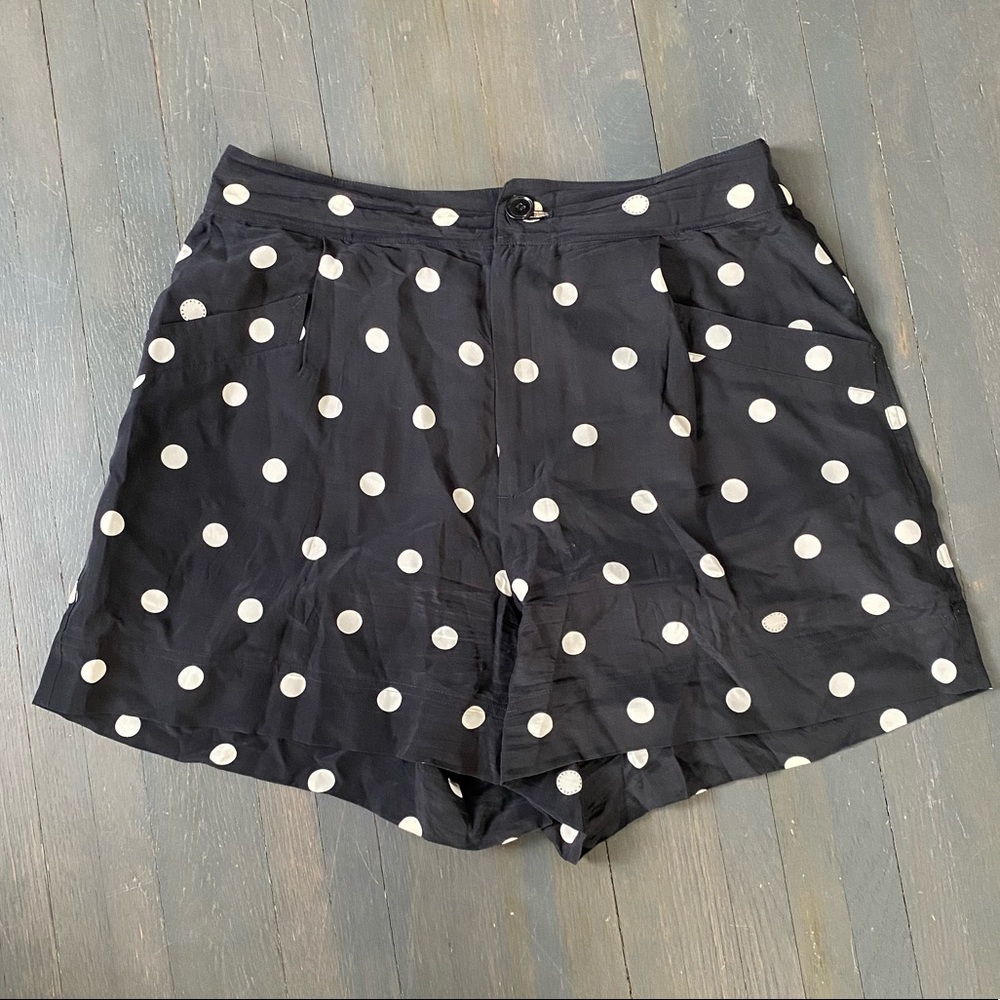 Marc by Marc Jacobs Black White Polka Dot Shorts